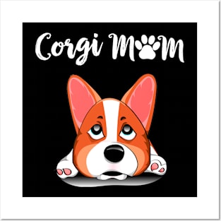 Corgi Mom (266) Posters and Art